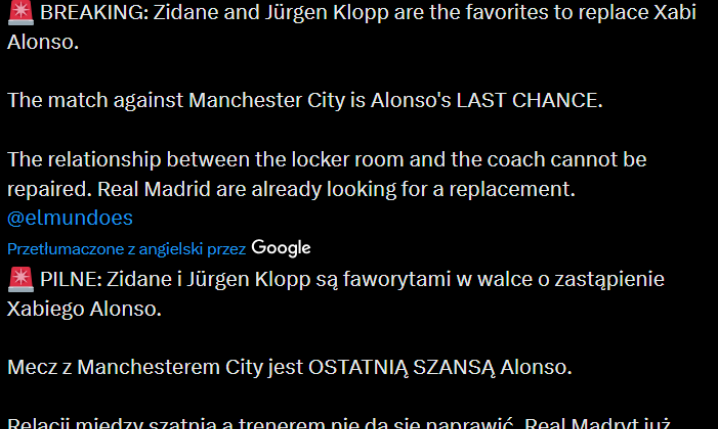 OSTATNIA SZANSA dla Xabiego Alonso! DWÓCH KANDYDATÓW na nowego trenera Realu!